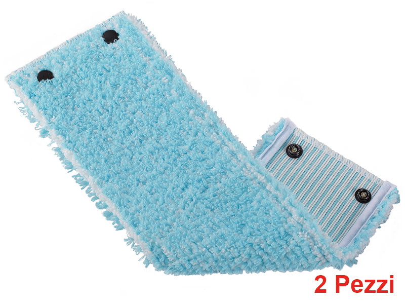 Leifheit - Set Di 3 Panni In Microfibra Di Ricambio Per Clean Twist XL Micro Duo - Con Setole Per Pavimenti Lucidi, Lavabili A 60°C